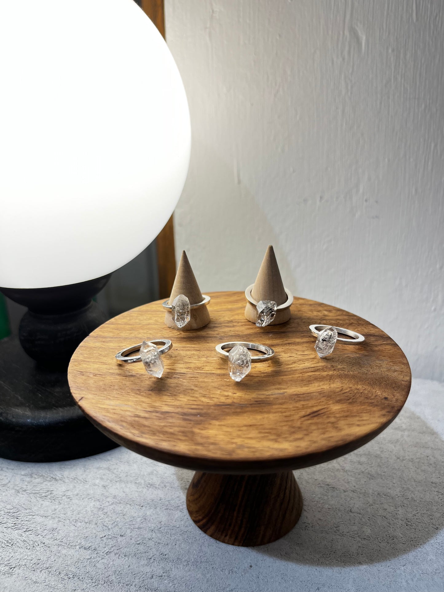 ⚪️Hakuro⚪️ Herkimer Ring