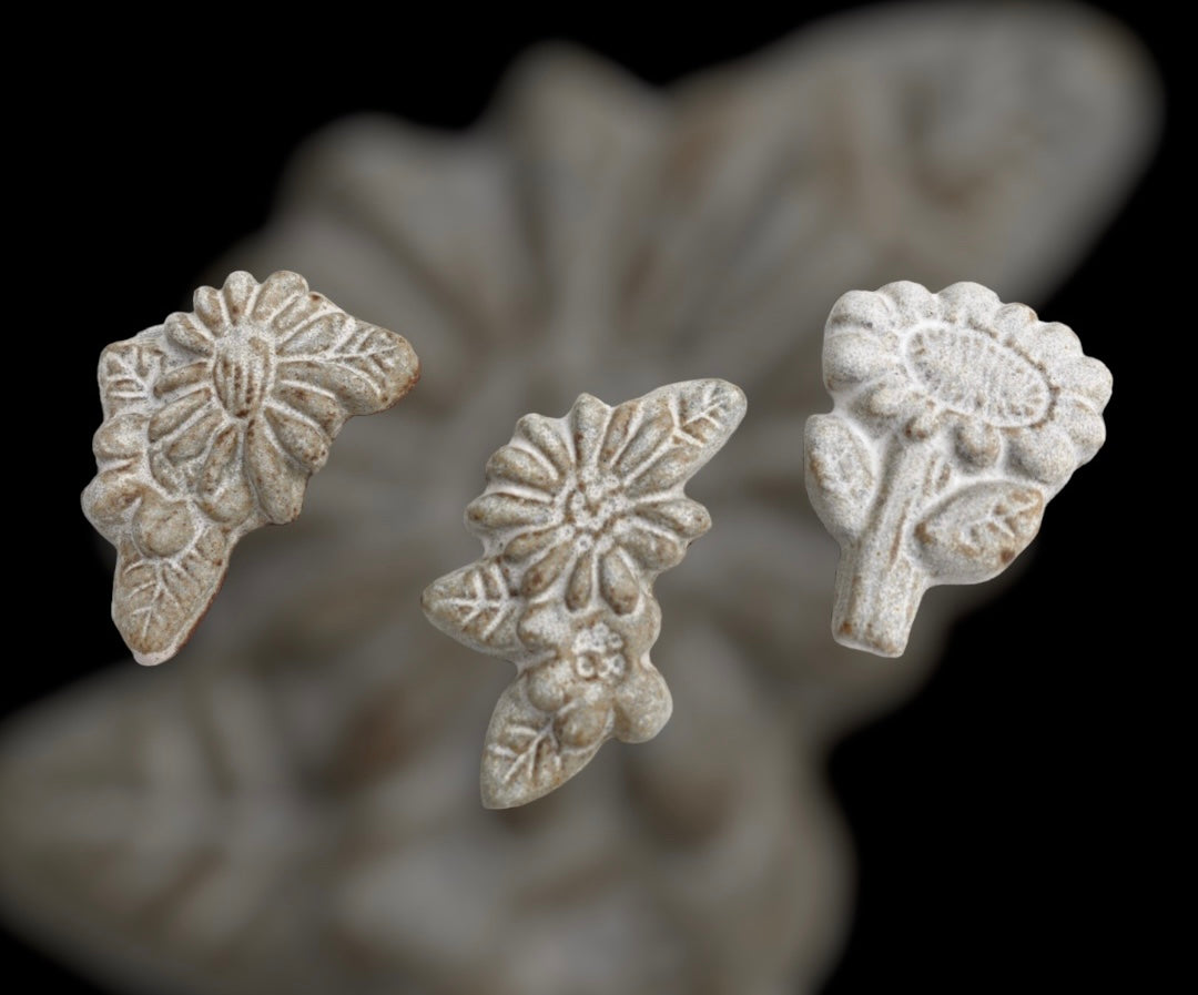 Pottery Flowers Chopsticks Holders 花樣陶器筷子座