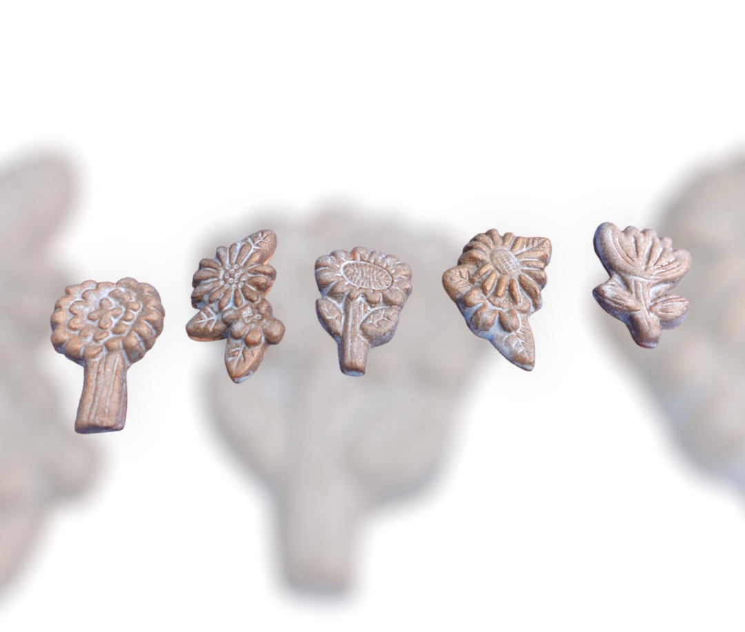 Pottery Flowers Chopsticks Holders 花樣陶器筷子座