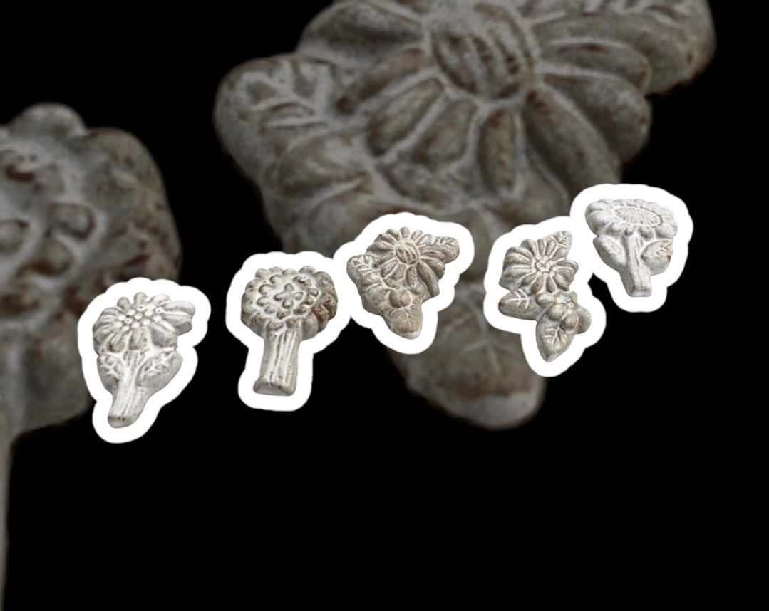 Pottery Flowers Chopsticks Holders 花樣陶器筷子座