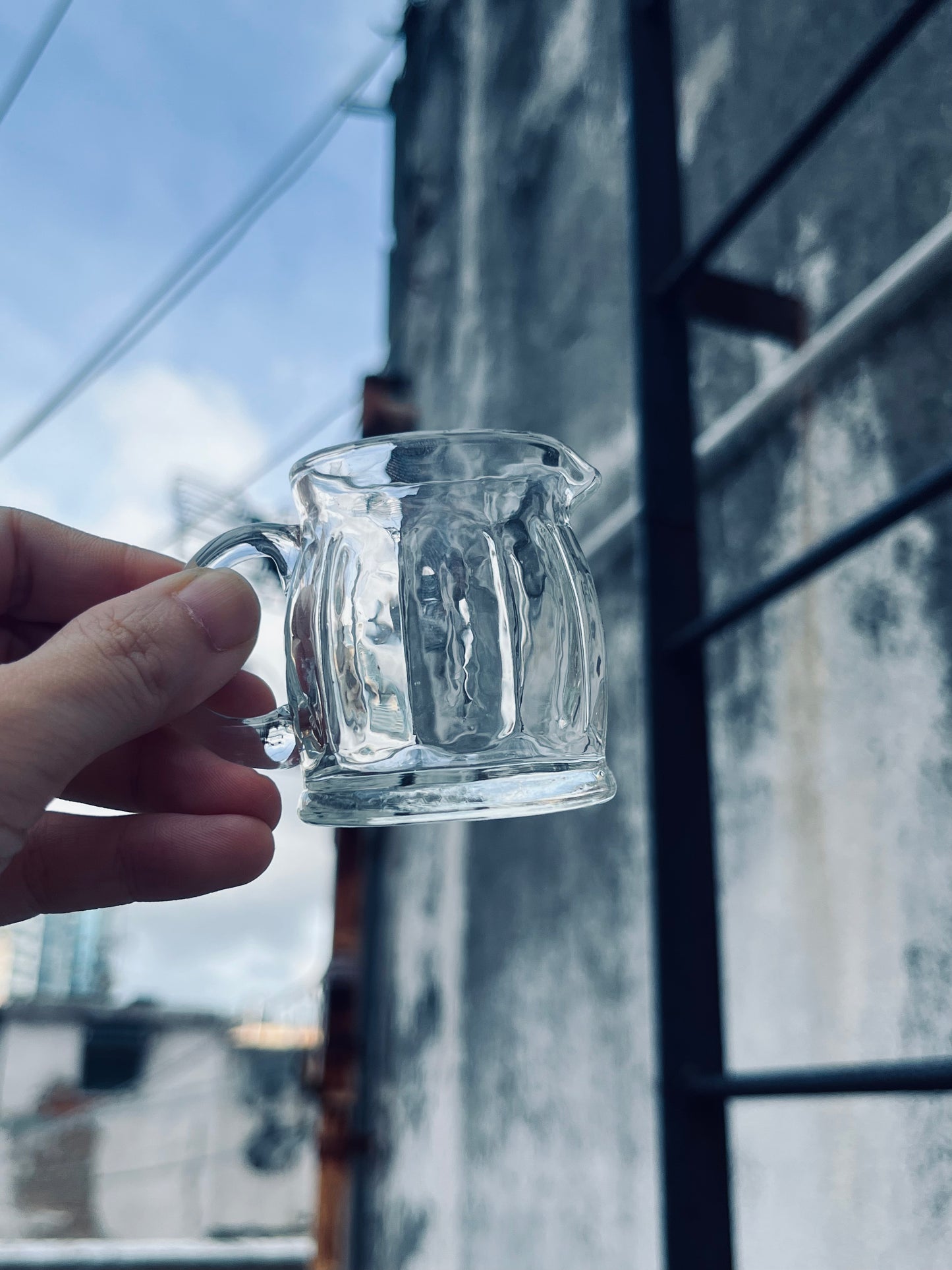 Mini Recycle Glass Pitcher 迷你再生玻璃壺