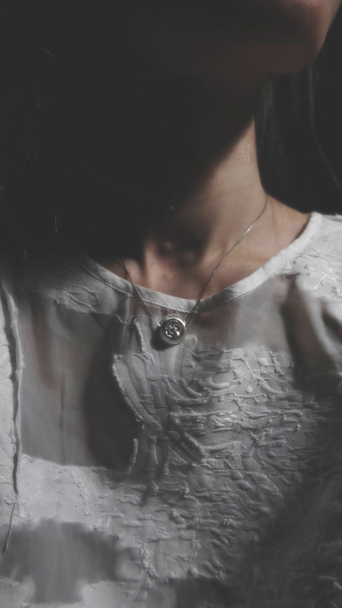 サビ 錆 𓇚 Baby Hydrangeas Dome Necklace