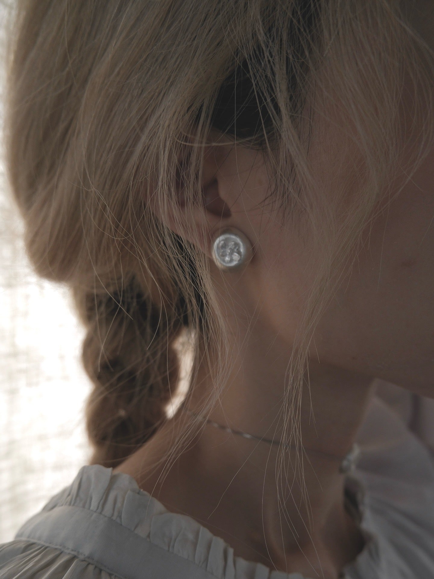 サビ 錆 𓇚 Baby Hydrangeas Dome Earrings