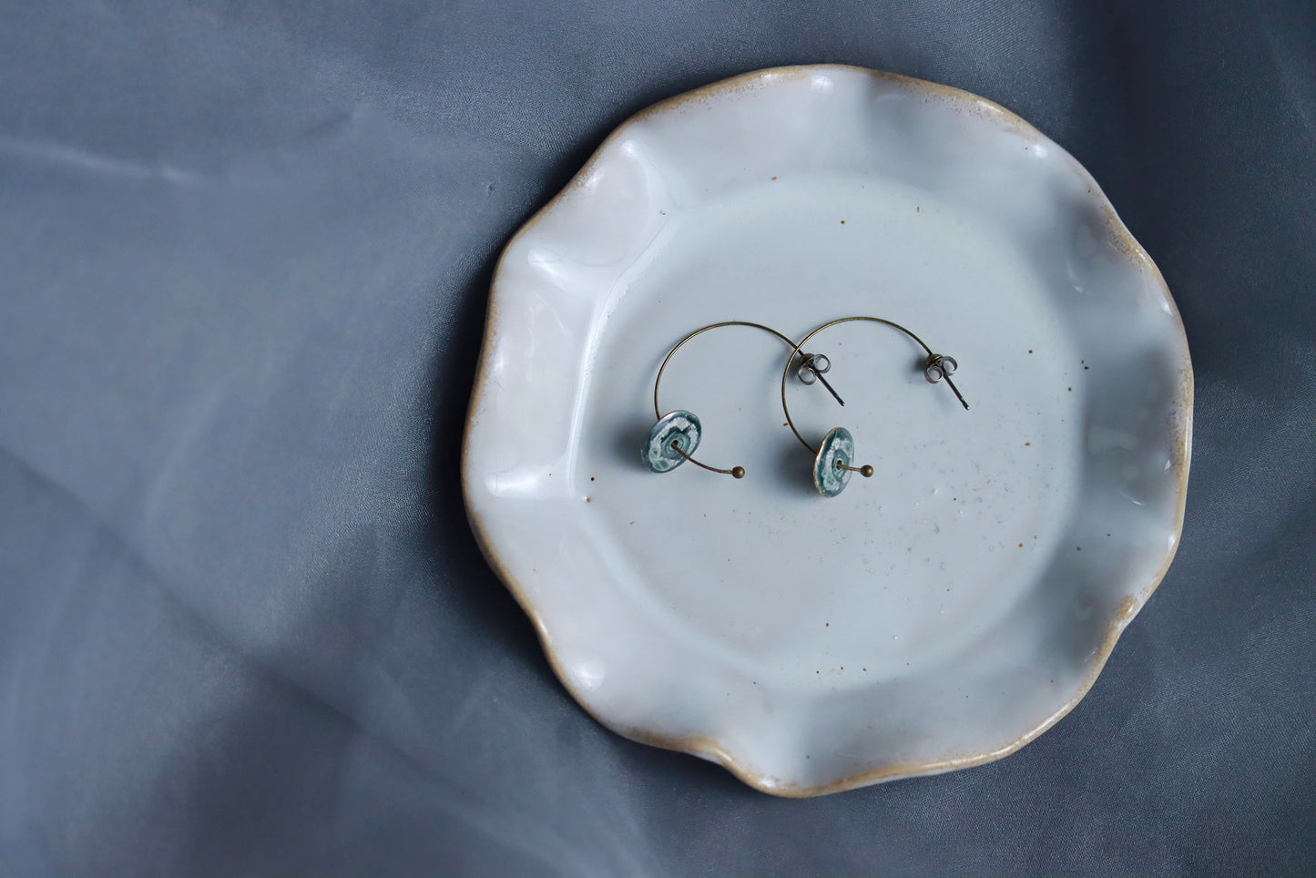 Ceramic Chips Earrings