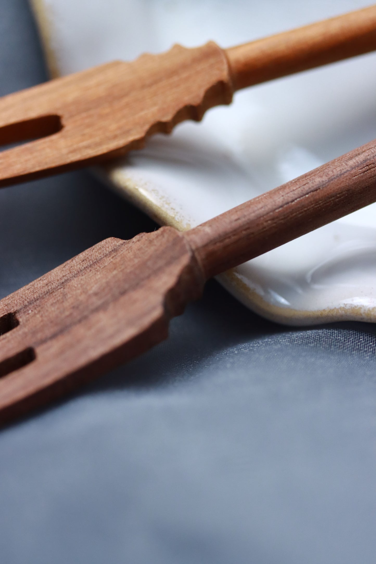 Wood Carving Forks 手雕木器具